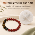 Aries zodiac bracelet | मेष राशि — Red Jasper & Tiger Eye