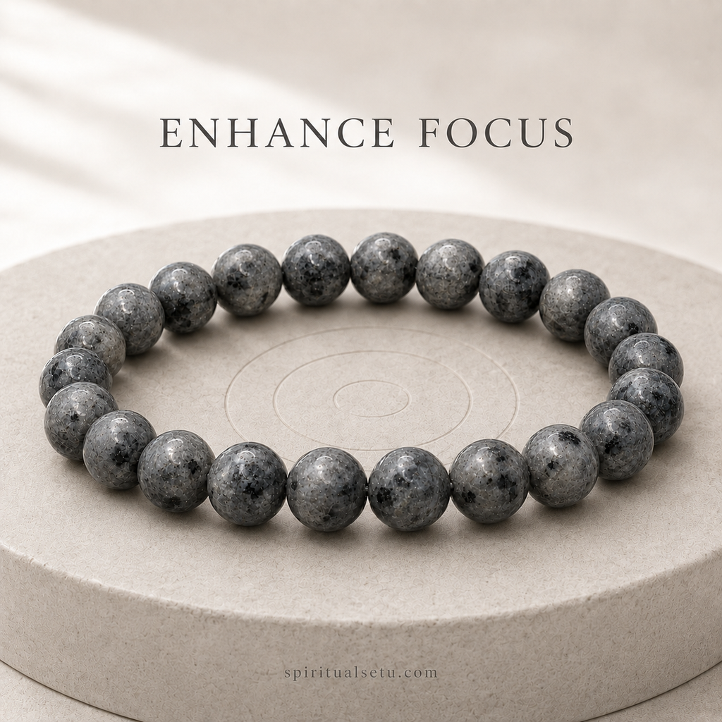 Larvikite Bracelet — Focus Sharpening Band