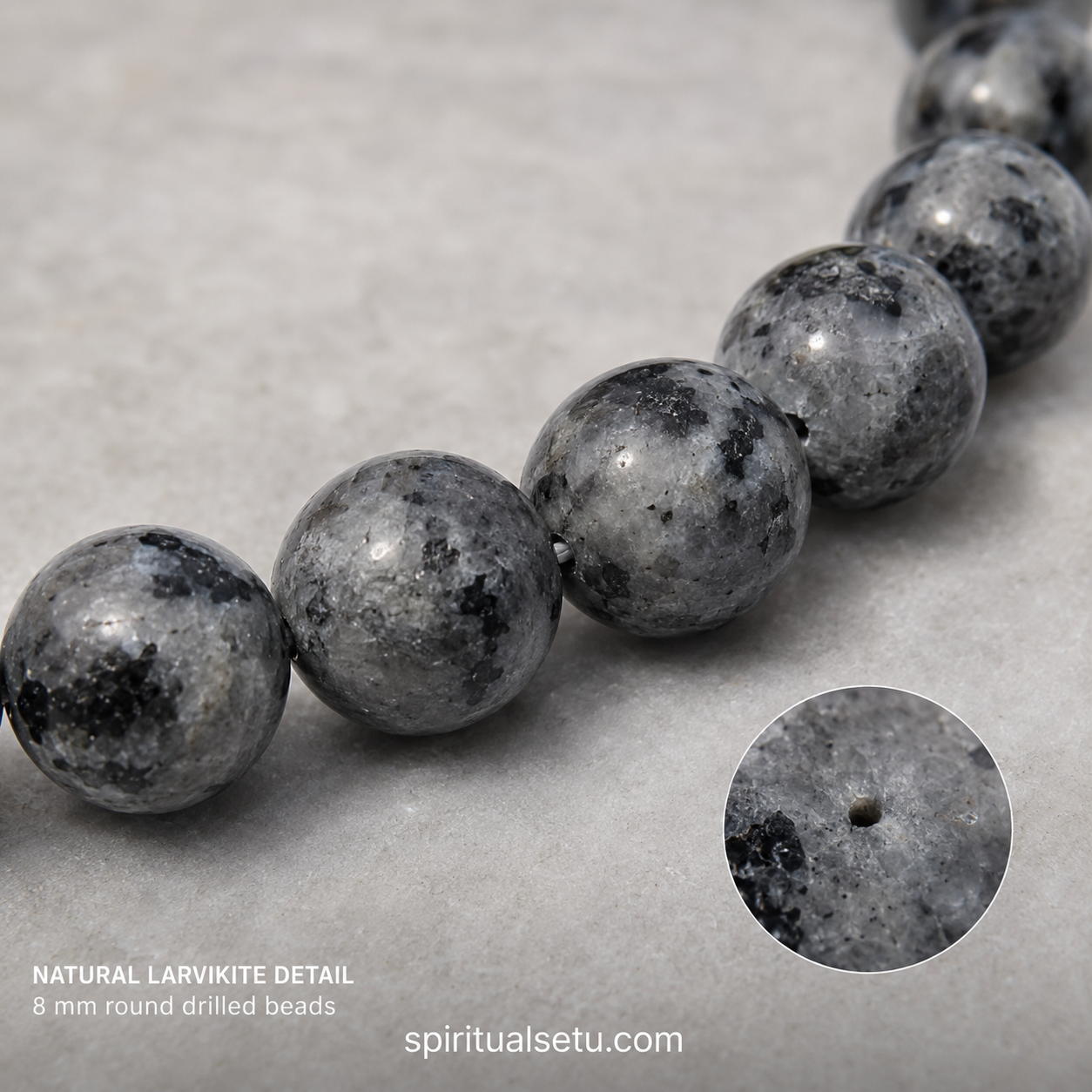 Larvikite Bracelet — Focus Sharpening Band