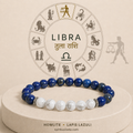 Libra zodiac bracelet | तुला राशि — Lapis Lazuli & Howlite