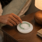Raw Selenite Charging Plate — Moroccan Selenite