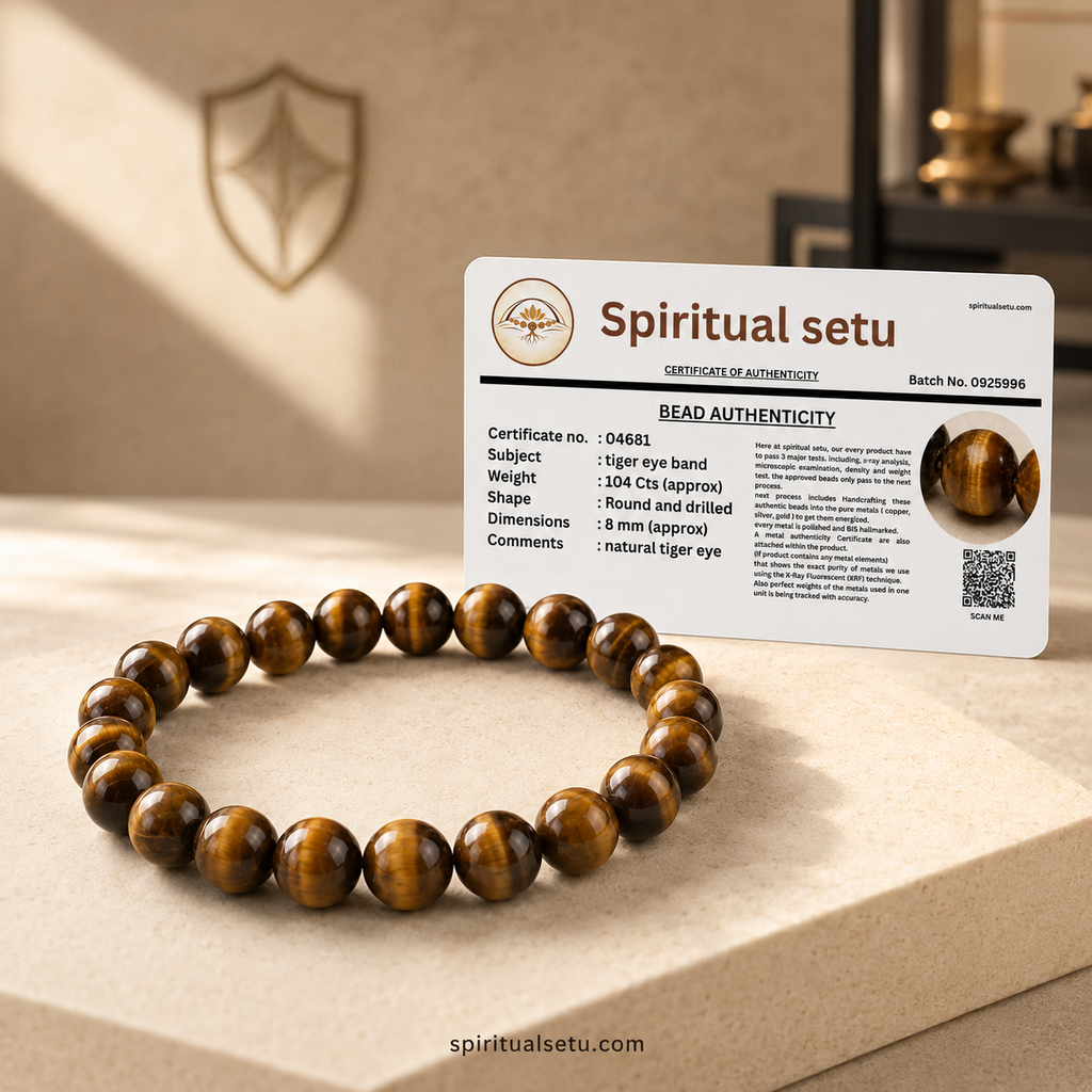 Tiger Eye Bracelet - Courage Enhance Band