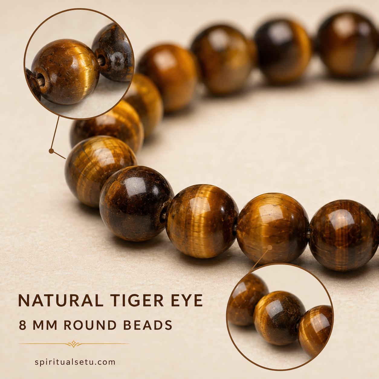 Tiger Eye Bracelet - Courage Enhance Band