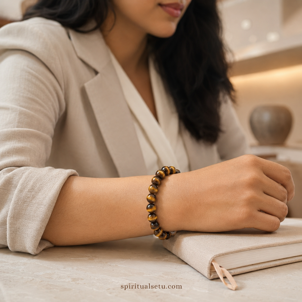Tiger Eye Bracelet - Courage Enhance Band