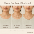 Tulsi Kanthi Mala - double layered Natural Tulsi Wood Beaded Necklace