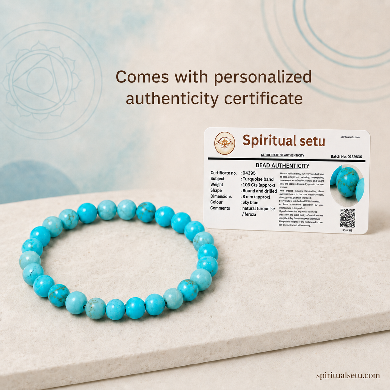 Turquoise Bracelet - Emotional healing Band