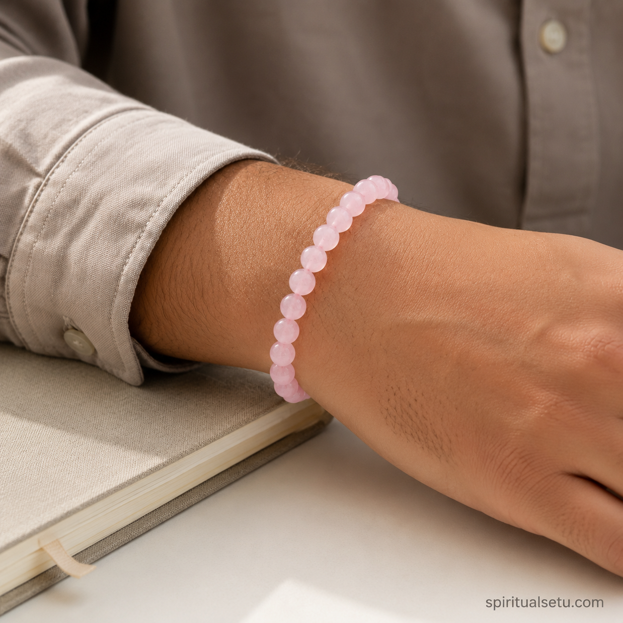 Rose quartz Bracelet - love and relationship band