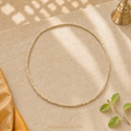 Tulsi Kanthi Mala - single layered Natural Tulsi Wood Beaded Necklace